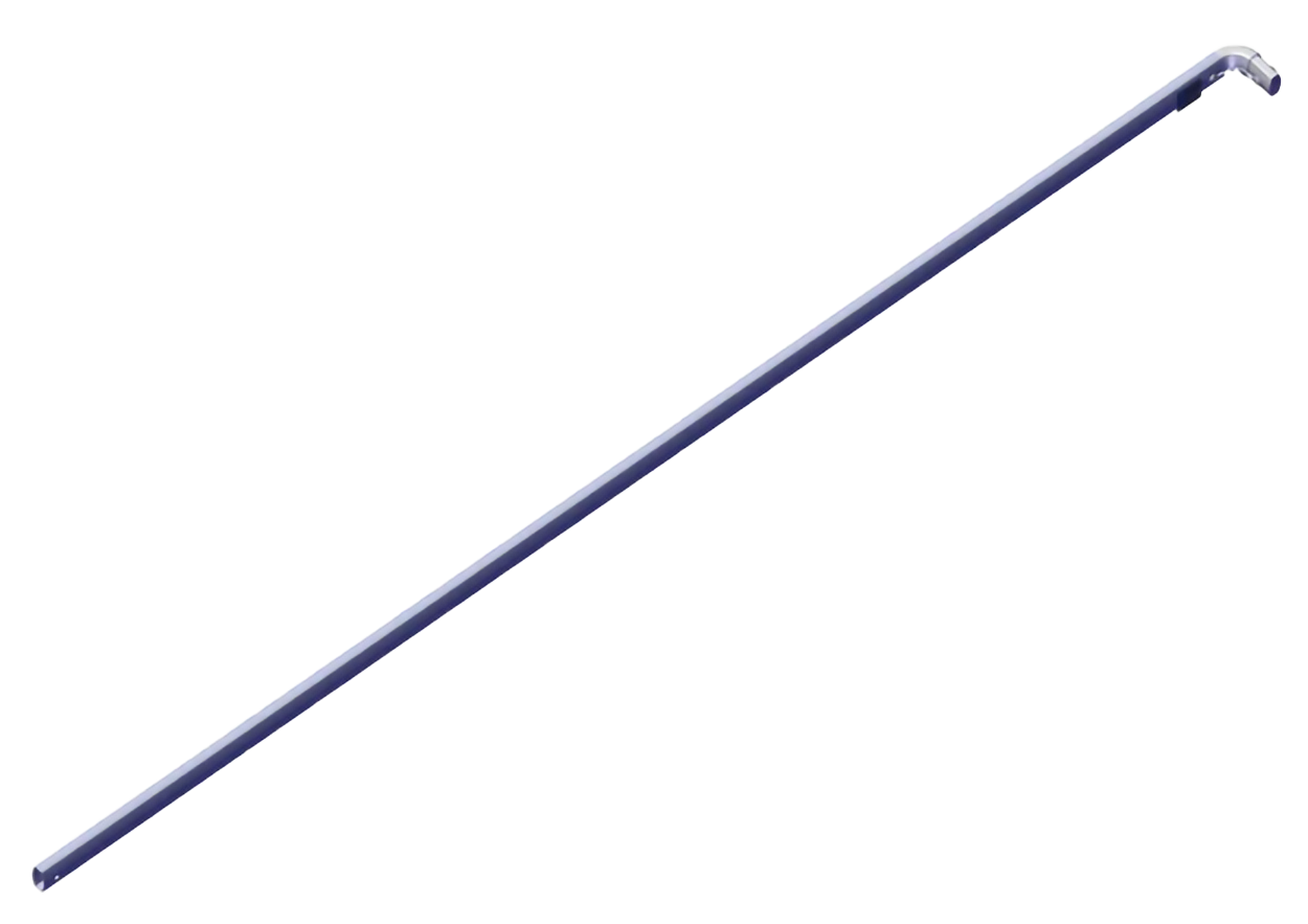 Roll-Rite 76760 Bow Tube, 98" Side Arm With 90 Degree Elbow