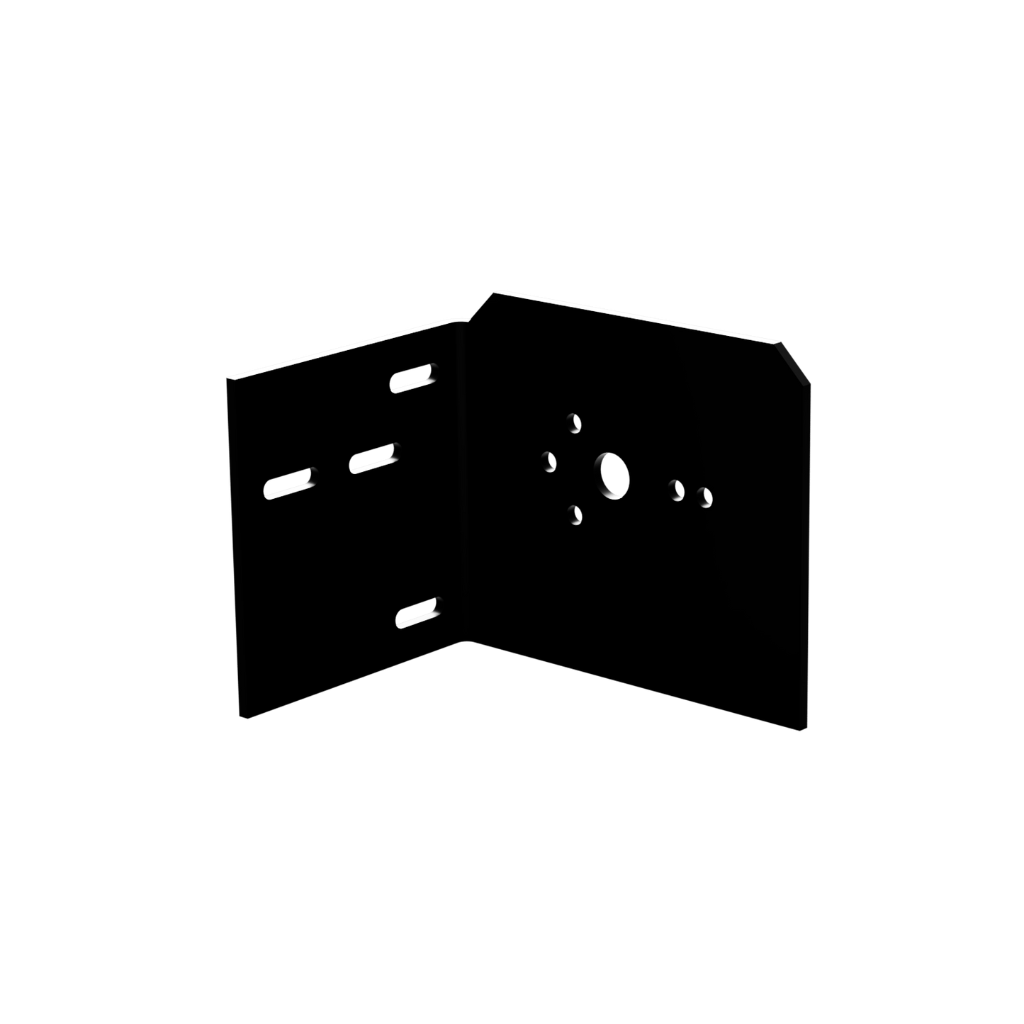 Weld On Universal Motor/Bearing Plate with Windshield Mount