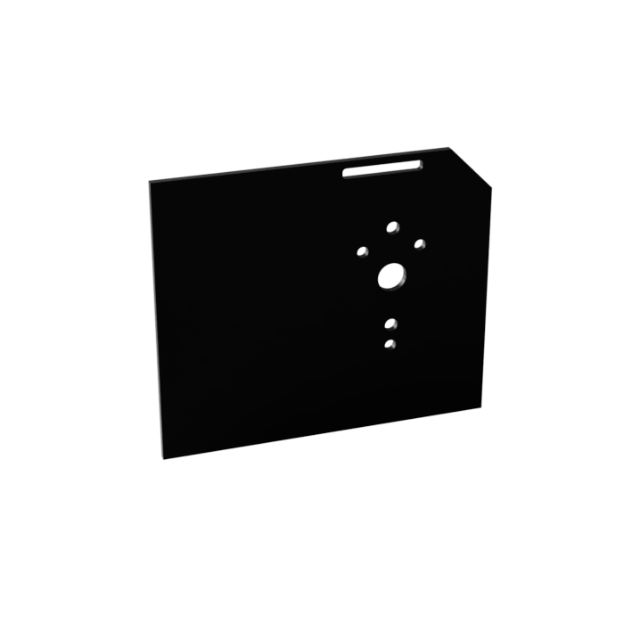 Weld On Universal Motor/Bearing Plate without Windshield Mount
