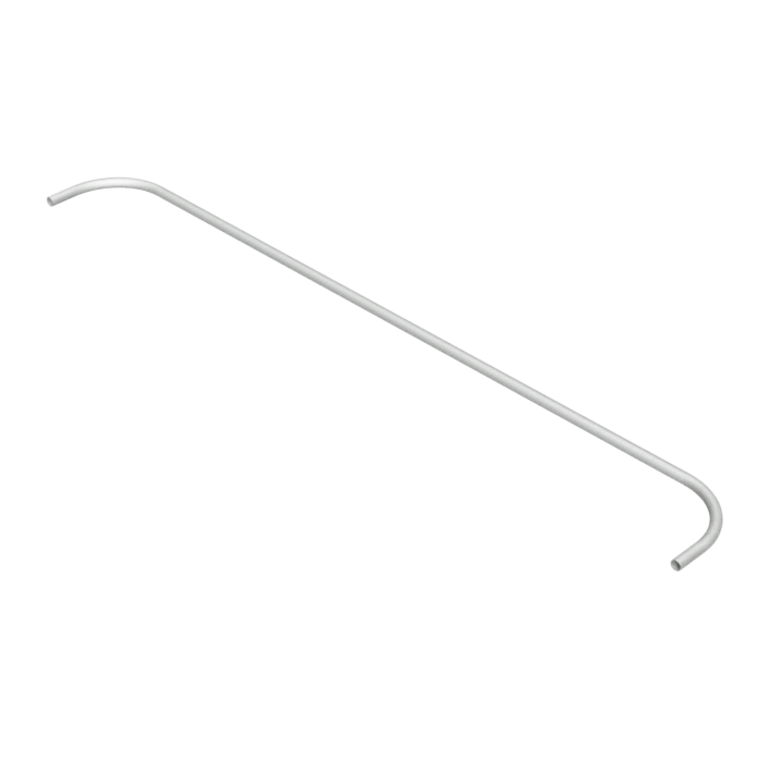 Steel One Piece Bent Crossbar 107" Finish For 102" Bodies