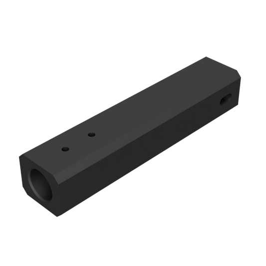 Black UHMW Bow End