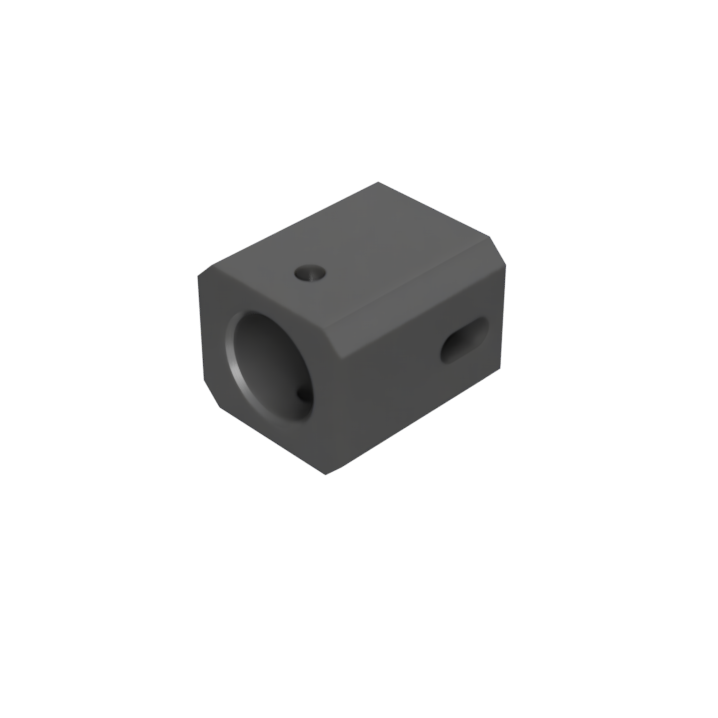 Black UHMW Bow End