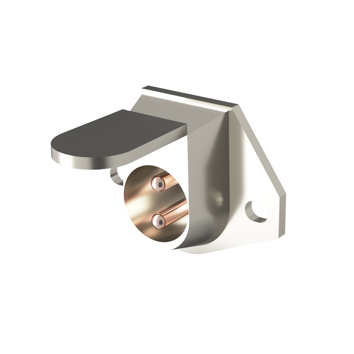 Dual Pole Female Receptacle (Vertical) Tectran 670-28