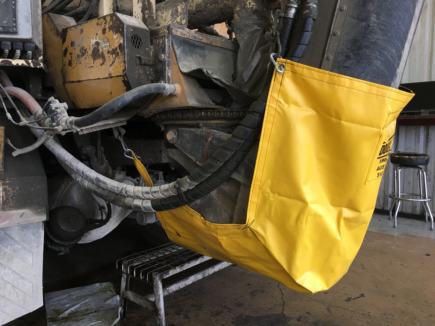 Gen I Diaper Chute Cover for Cement Mixer Trucks