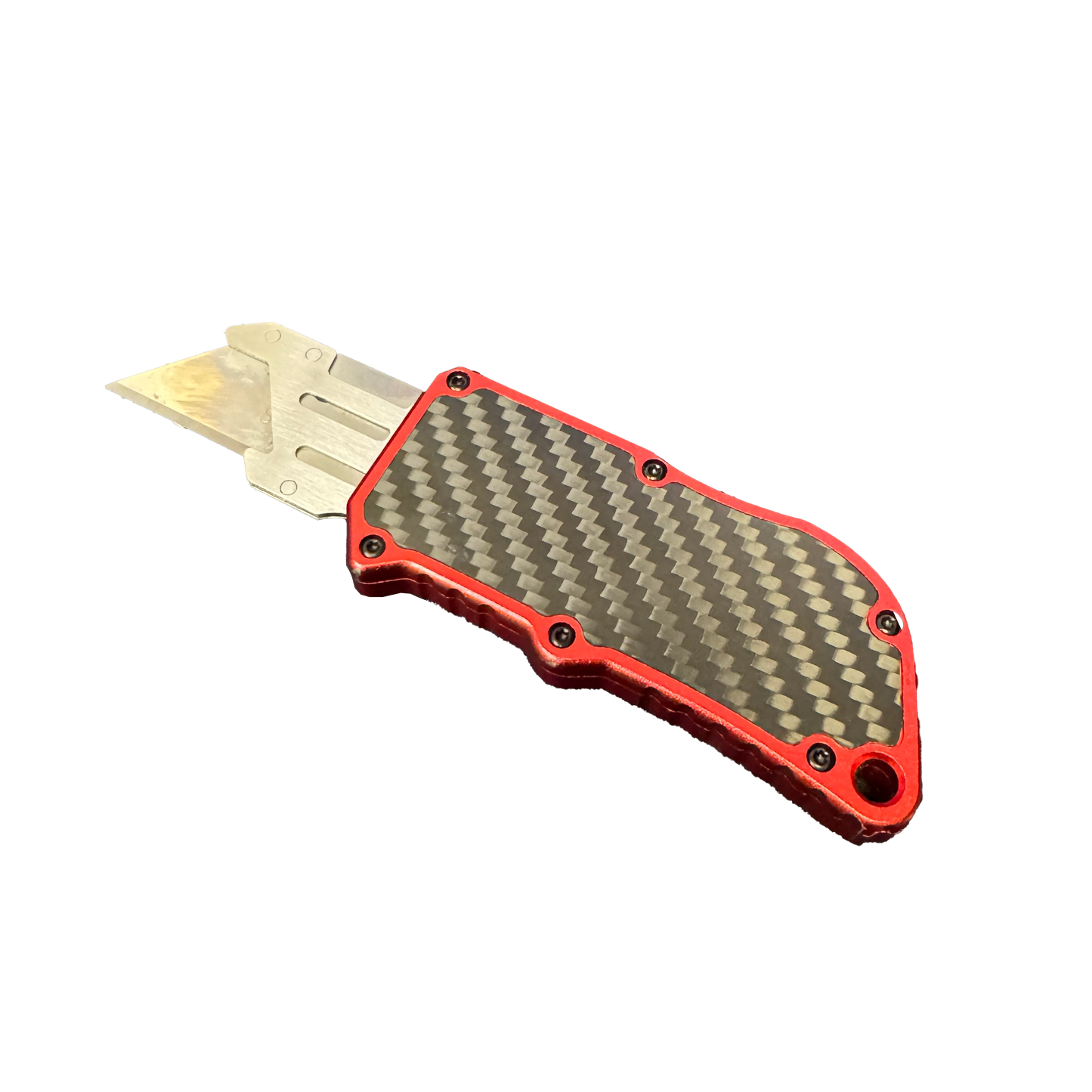 Red Carbon Fiber Utility Knife
