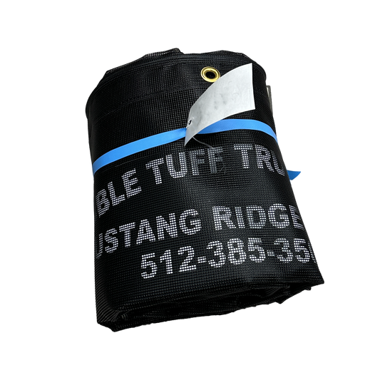 Heavy Duty Mesh Tarps - Flip Tarp Arm System