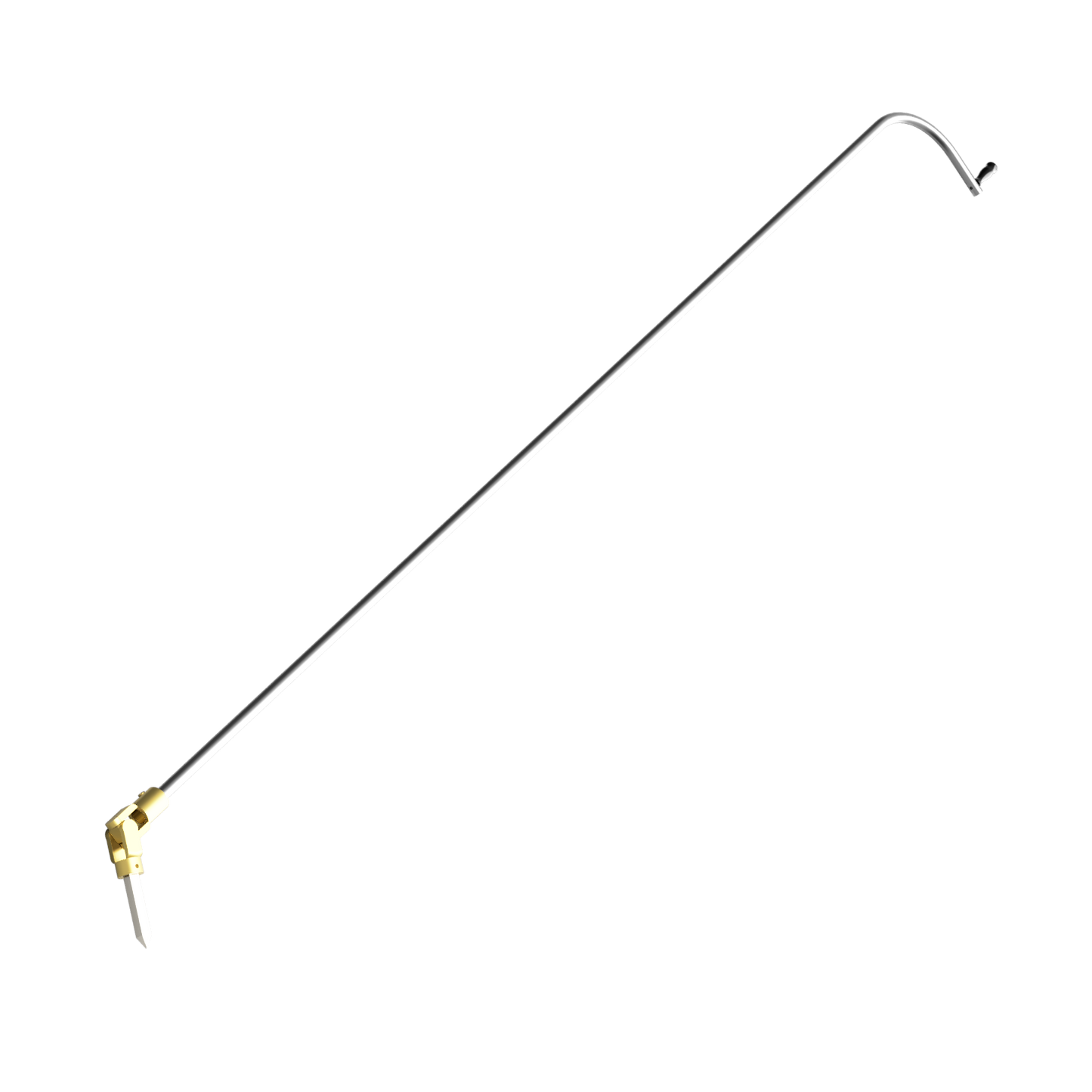 Crank Handle Complete - Square End - 10' Tall- 3/4" Square Shank