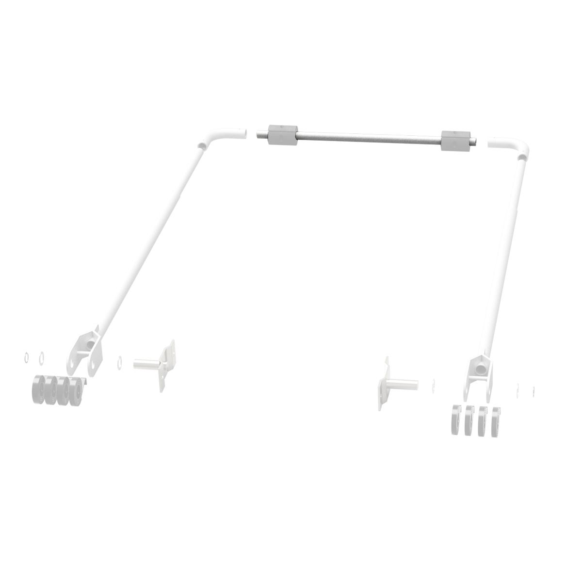 Round Steel Crossbar - 96"