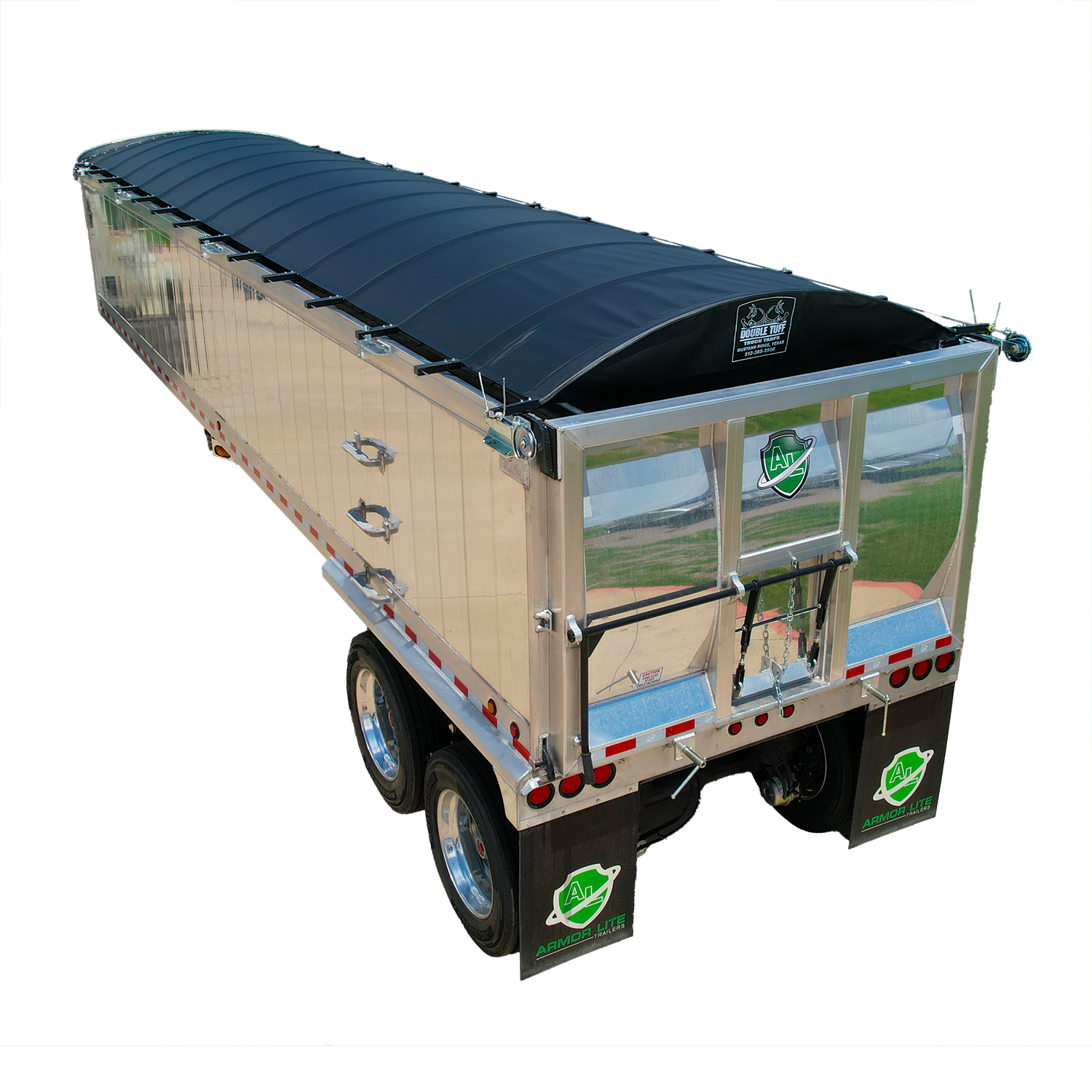 dump trailer tarp Armor Lite VP-96 Vinyl Bow Tarp 35' – Double Tuff