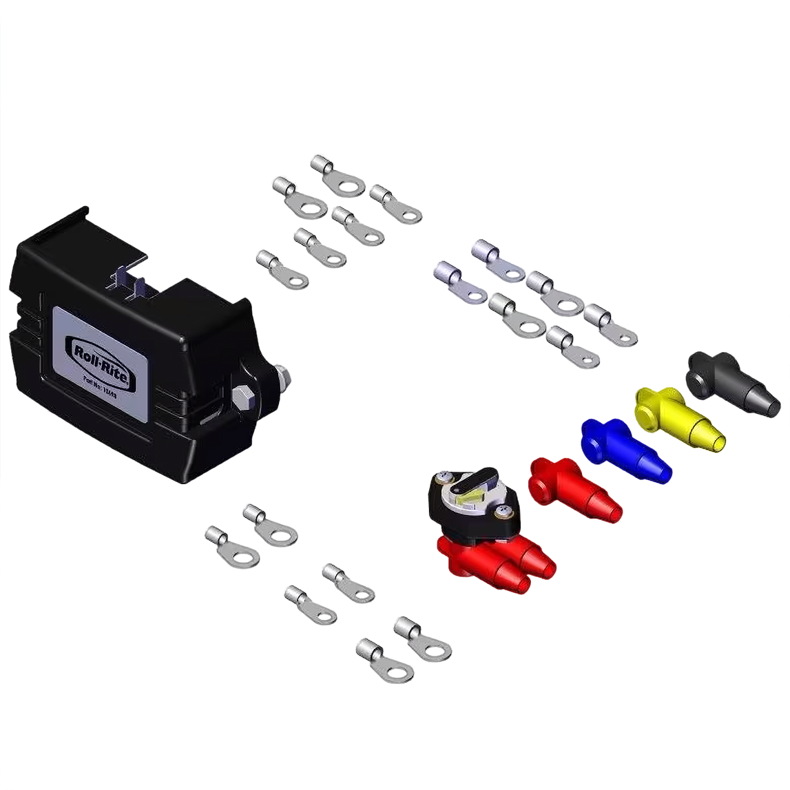 Roll-Rite 10695 Relay Kit - Mechanical Relay, Manual Reset Breaker and ...