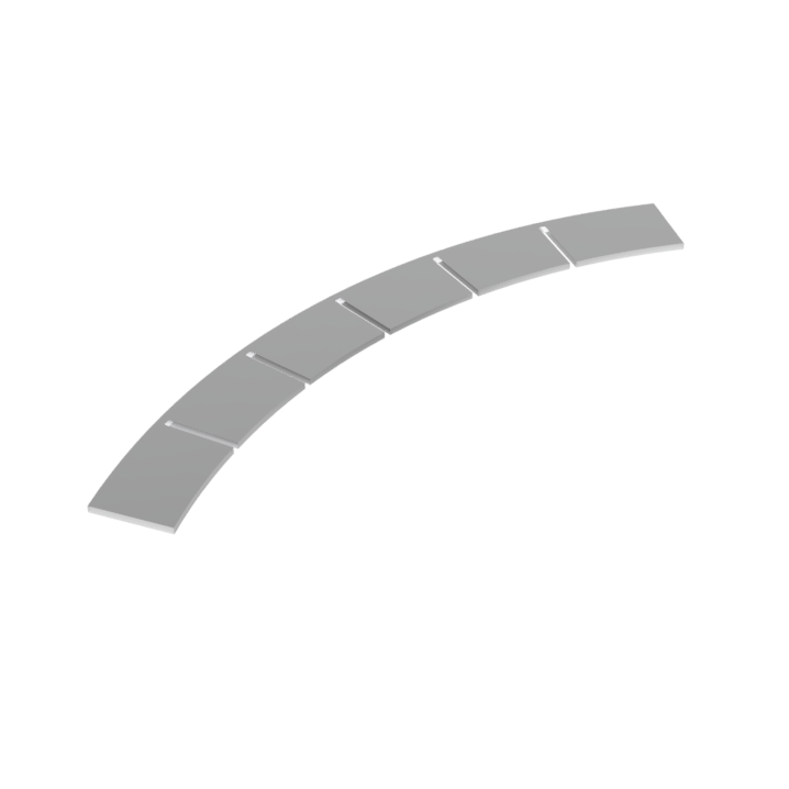 Aluminum Weld In Tarp Hold Down Strip - Formable Curve