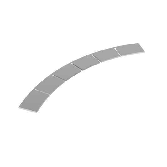 Aluminum Weld In Tarp Hold Down Strip - Formable Curve